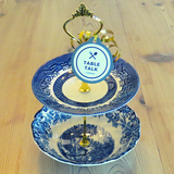 MINI BLUE PLATE STAND #07